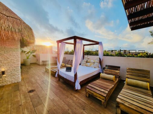 rooftop area